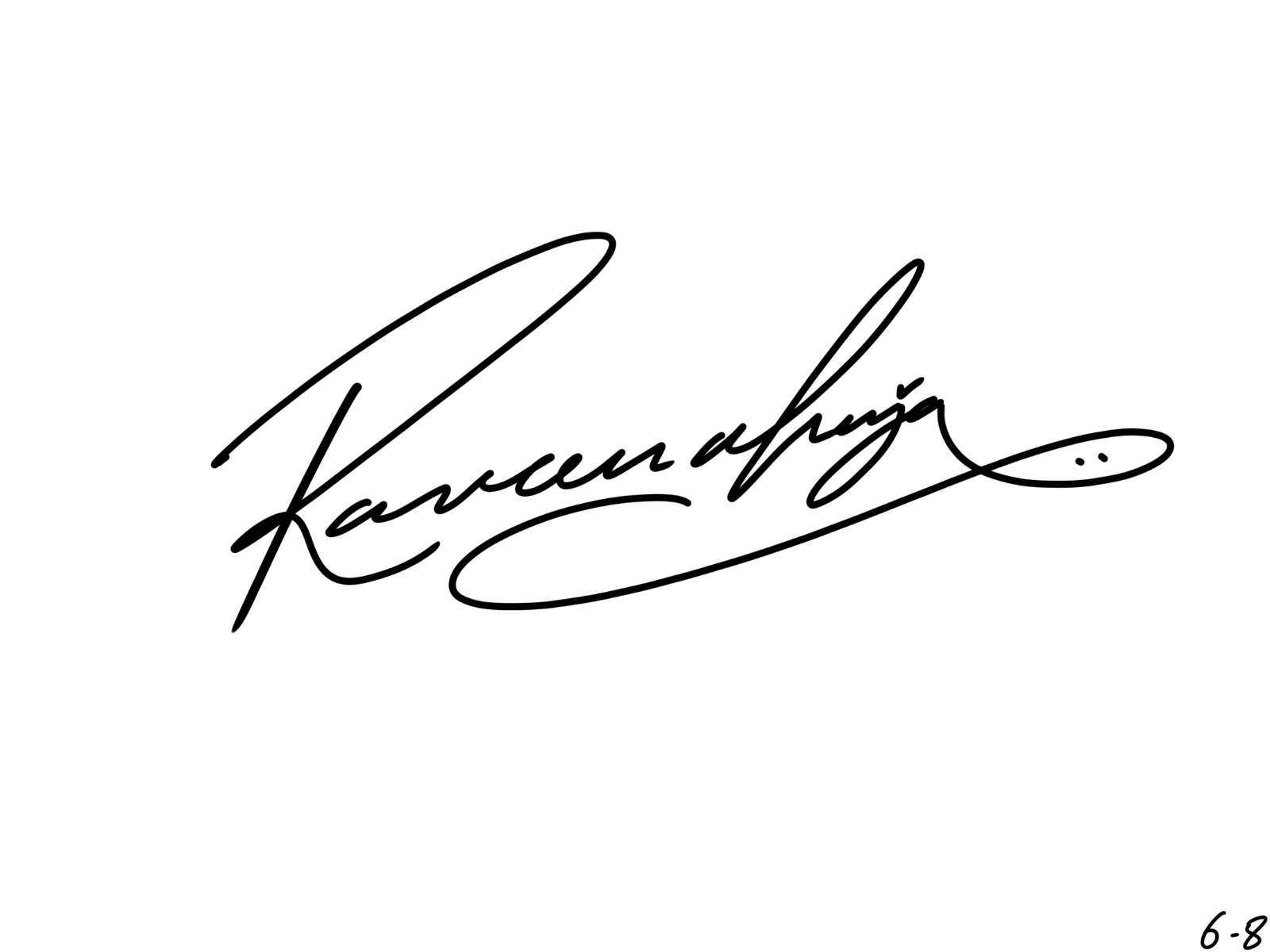 Signature Sample 4